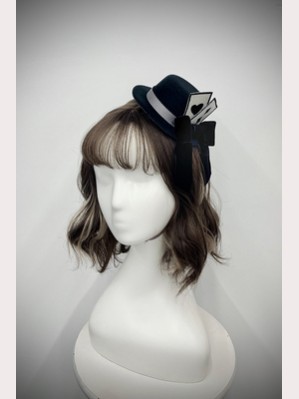 Heart Poker Lolita Hat (Hair Clip) by Alice Girl (AGL66A)